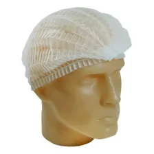 Touca Branca Descartavel Tnt 100 Uni Estetica Odonto Cozinha Cor Branco Foto mini 1