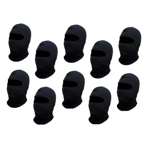 Touca Capuz Balaclava Toca Ninja Moto Motoboy Frio 10 Peças Foto 1