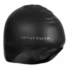 Touca De Natação Cobre Orelhas Cetus Cor Preto Foto mini  3