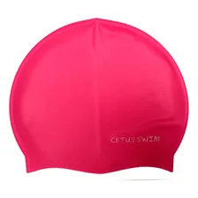 Touca De Silicone Para Natação Cetus Cor Rosa Foto mini 1