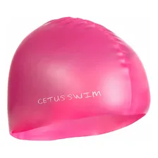 Touca De Silicone Para Natação Cetus Cor Rosa Foto mini 3