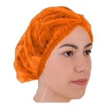 Touca Descartavel Laranja Tnt C/100 Foto mini 2