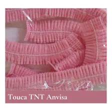 Touca Descartável Tnt Sanfonada Com Elástico 100 Unidades Cor Rosa Foto mini 2