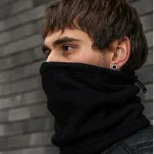 Touca Gola Térmica Gorro Balaclava Cachecol Multifuncional Motociclista Inverno Frio Neve Foto mini 3