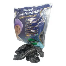 Touca Gorro Elastico Preto / Rosa C/ 100 Un Protdesc Pct Foto mini  2