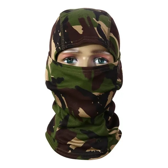 Touca Ninja Camuflada Motoqueiros Militar Tatica Balaclava Cor Camuflado Foto 1