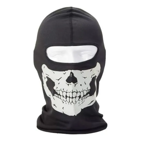 Touca Ninja Caveira Inverno Balaclava Militar Moto Kaluapa Foto 1