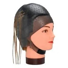 Touca Para Mechas, Reflexos E Luzes Romano Maf Preta Cor Preto Foto mini 2
