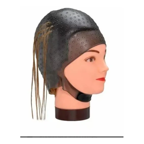 Touca Para Mechas, Reflexos E Luzes Romano Maf Preta Cor Preto Foto 1