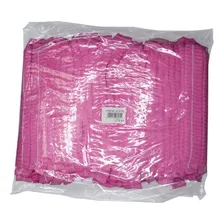 Touca Sanfonada Tnt Descartável Rosa Com Elástico 100 Un Foto mini 3