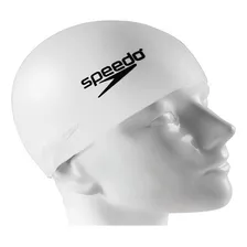 Touca Speedo Junior Swim Cap Infantil - Branco Foto mini 2