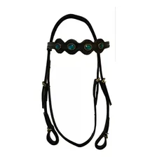 Traia Conjunto Cabeçada E Peitoral Esmeralda Cor Preto Foto mini 2