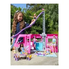 Trailer Acampamento Dos Sonhos Da Barbie + 60 Peças - Mattel Cor Rosa Foto mini 3