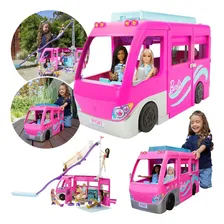 Trailer Acampamento Dos Sonhos Da Barbie + 60 Peças - Mattel Cor Rosa Foto mini 1