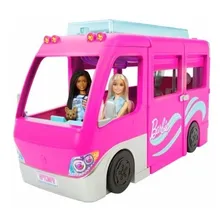Trailer Acampamento Dos Sonhos Da Barbie + 60 Peças - Mattel Cor Rosa Foto mini 4