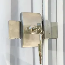 Tranca Para Porta De Correr Fechadura Jbm Fc1 P/ Portas Cor Cromado Foto mini 1