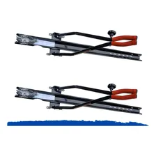 Transbike De Teto Rack Suporte Bicicleta Carro Kit 2 Calhas Foto mini 1
