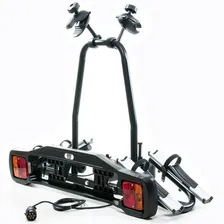 Transbike P/reboque P/2 Bike Sinalizador Suporte P/ Placa Cor Preto Foto  mini 1