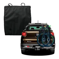Transbike Protetor Caçamba 2 Bike Toro Strada Saveiro Pickup Cor Preto Foto mini 1