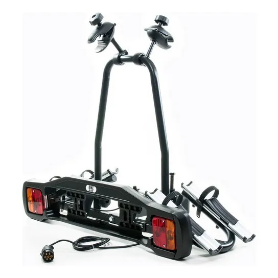 Transbike Suporte Rack Engate 2 Bikes Placa Piscas Lanternas Foto 1
