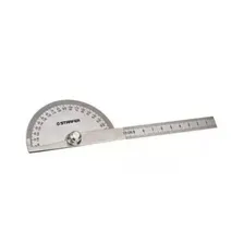 Transferidor De Grau Régua Aço Inox 180° Graus Starfer Foto mini 3