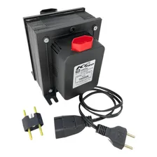 Transformador 7000va Bivolt 110/220v E 220/110v Com Tomada Foto mini 4