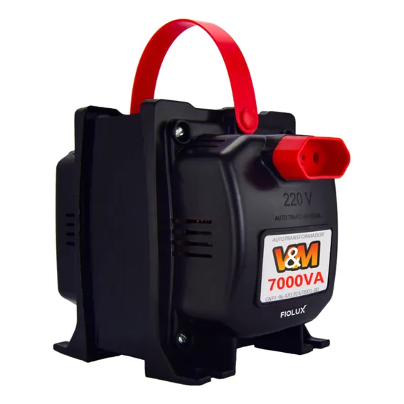 Transformador 7000Va VM Tomada Tripolar Bivolt De 110 para 220 e de 220 para 110 Foto 1