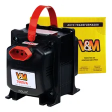 Transformador 7000Va VM Tomada Tripolar Bivolt De 110 para 220 e de 220 para 110 Foto mini  2