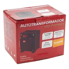 Transformador Autotrafo 5000va Bivolt Slim Premium Forceline Foto mini 3
