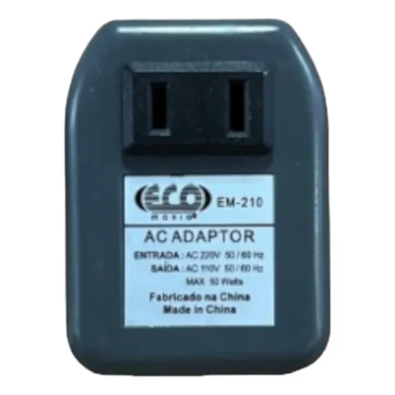 Transformador Conversor De Voltagem 220-110v 50w Eco Mania Foto 1