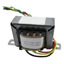 Transformador Trafo 6+6v 600ma Bivolt Eletr么nica Foto mini 3