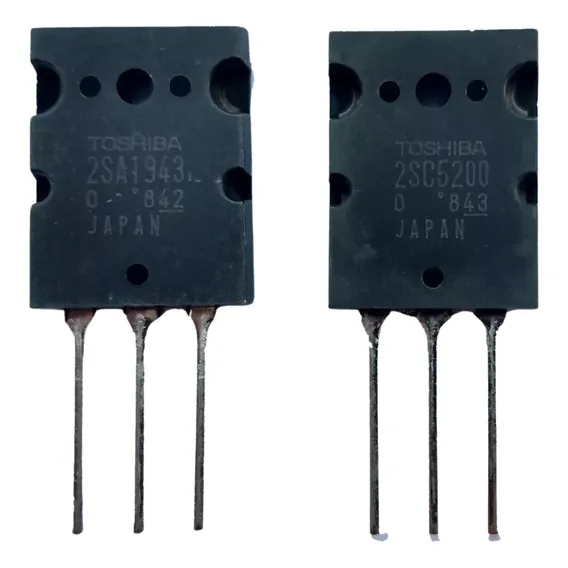 Transistor 2sa1943 + 2sc5200 Par Toshiba Foto 1