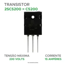 Transistor Chipsce 2sc5200 2sc5200 Foto mini  3