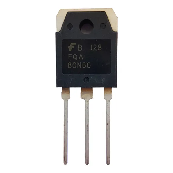 Transistor Fet Mosfet Fqa80n60 (3 Peças) A80n60 80n60 0n60 Foto 1