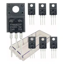 Transistor Fet Mosfet P7nk80 (6 Peças) P7 Nk80 7nk80 7n80 Foto mini 1