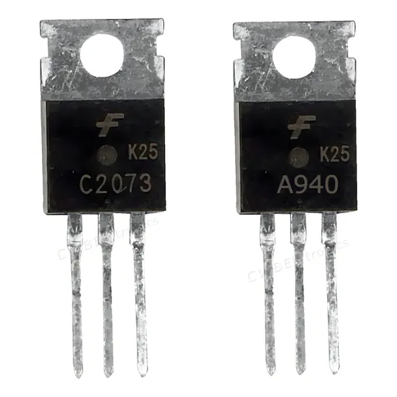 Transistor Par 2sa940 2sc2073 (10 Pares) A940 C2073 Casado Foto 1