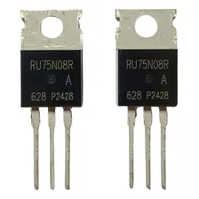 Transistor Ru75n08r - Mosfet Ru75n08r - - 1 Peça Foto mini  2