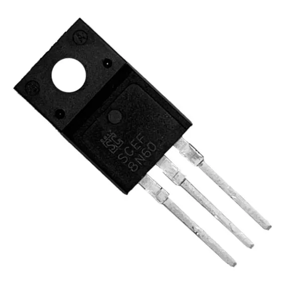 Transistor Scef8n60 = P8n60 = P8 N60 = 8n60 - To220 Foto 1