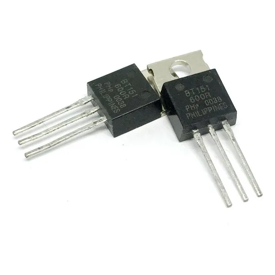 Transistor Scr Bt151 600 (6 Peças) Bt151 Bt 151 T151 Foto 1