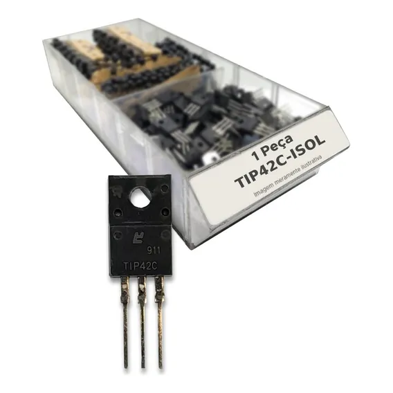 Transistor Tip42c = Tip42 C - Pnp To220 Isolado Foto 1