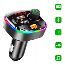 Transmissor Carregador Carro Bluetooth Veicular Fm Mp3 Rádio Foto mini 2