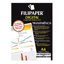 TransparĂȘncia Laser Com Tarja Filipaper Pro 50 Folhas Foto mini 1