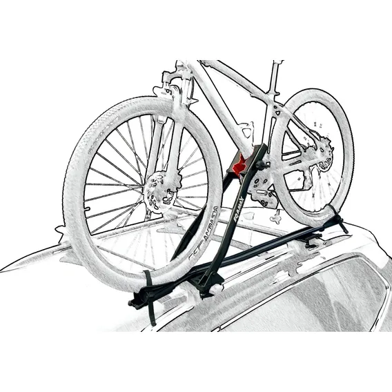 Transportador De Bicicleta De Teto Eqmax S Velox Cor Preto Foto 1