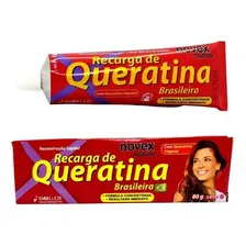 Tratamento Reconstrutor Novex Recarga De Queratina 80g Foto mini 2
