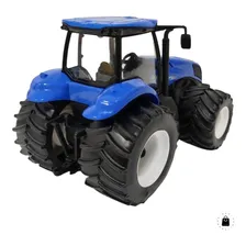 Trator Brinquedo Miniatura New Holland T8 Agriculture Usual Cor Azul-escuro Foto mini  3