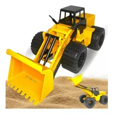 Trator De Brinquedo Combo Escavadeira - Cardoso Cor Amarelo Foto mini 3