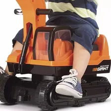 Trator Escavadeira Infantil Gigante - Giant Escavator - Roma Cor Laranja Foto mini 4
