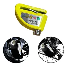 Trava Antifurto Cadeado Moto Alarme Sonoro Freio Disco Foto mini 1