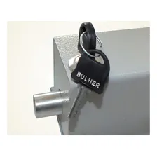 Trava Bulher 10x10x06cm C/ Suporte E Chave Foto mini 1