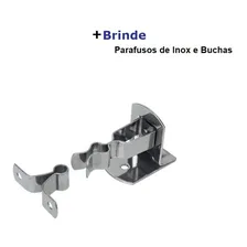 Trava Calço Prendedor Em Inox Para Porta Piso Foto mini 4